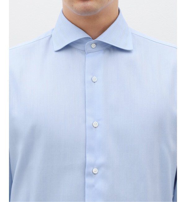 EDIFICE「D.ホリゾンタル シャツ ヘリンボーン」|シャツ・ブラウス|