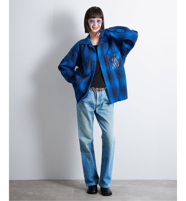 Paris Saint-Germain「【Paris Saint-Germain / パリ・サン＝ジェルマン】 JP Ombre Check C.P.O」|シャツ・ブラウス|