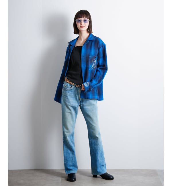 Paris Saint-Germain「【Paris Saint-Germain / パリ・サン＝ジェルマン】 JP Ombre Check C.P.O」|シャツ・ブラウス|