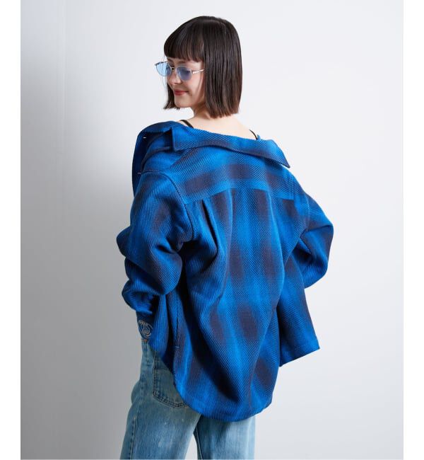 Paris Saint-Germain「【Paris Saint-Germain / パリ・サン＝ジェルマン】 JP Ombre Check C.P.O」|シャツ・ブラウス|