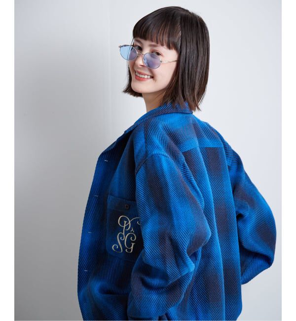 Paris Saint-Germain「【Paris Saint-Germain / パリ・サン＝ジェルマン】 JP Ombre Check C.P.O」|シャツ・ブラウス|