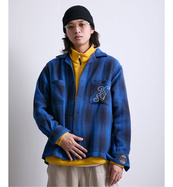 Paris Saint-Germain「【Paris Saint-Germain / パリ・サン＝ジェルマン】 JP Ombre Check C.P.O」|シャツ・ブラウス|