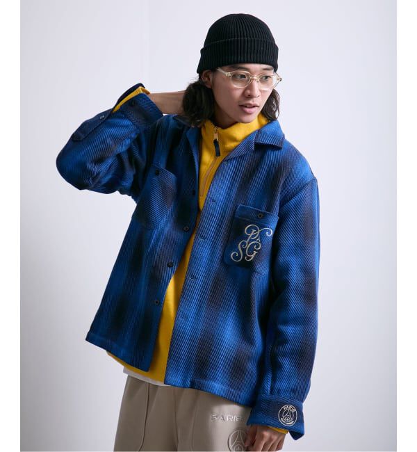 Paris Saint-Germain「【Paris Saint-Germain / パリ・サン＝ジェルマン】 JP Ombre Check C.P.O」|シャツ・ブラウス|