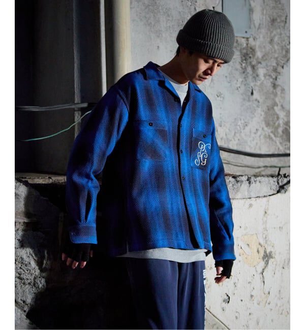 Paris Saint-Germain「【Paris Saint-Germain / パリ・サン＝ジェルマン】 JP Ombre Check C.P.O」|シャツ・ブラウス|