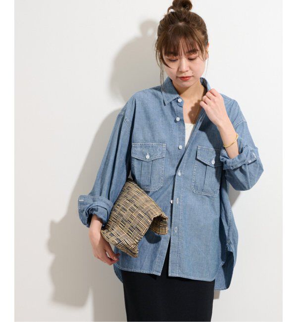 JOURNAL STANDARD relume「シャンブレーワークシャツ」|シャツ・ブラウス|