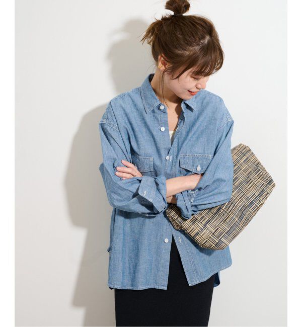 JOURNAL STANDARD relume「シャンブレーワークシャツ」|シャツ・ブラウス|