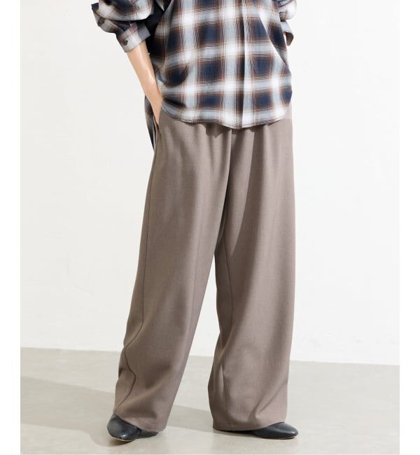 JOURNAL STANDARD「《追加3》ウールライクストレッチワイドパンツ」|その他|