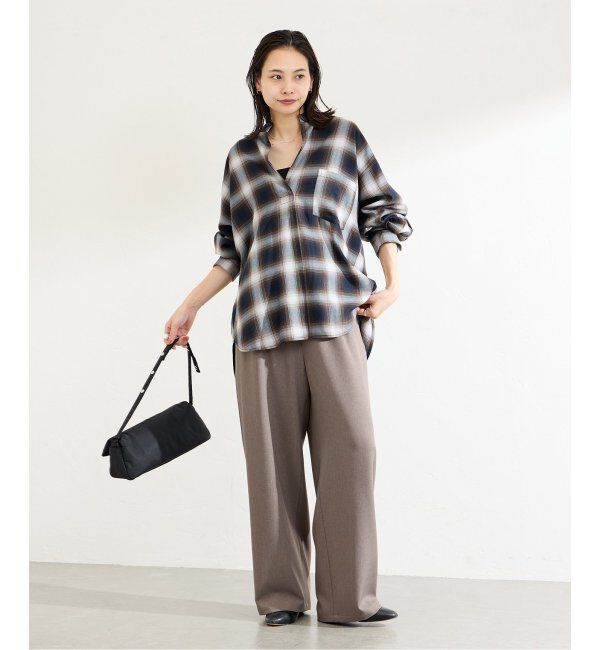 JOURNAL STANDARD「《追加4》ウールライクストレッチワイドパンツ」|その他|