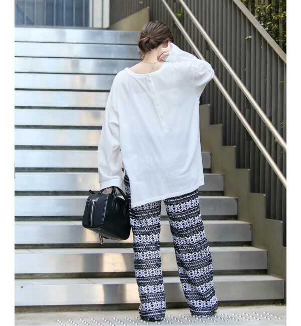 JOURNAL STANDARD「ソフトガーゼ2WAYビッグプルオーバー」|シャツ・ブラウス|