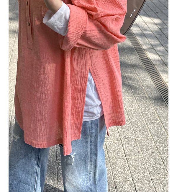 JOURNAL STANDARD「ソフトガーゼ2WAYビッグプルオーバー」|シャツ・ブラウス|