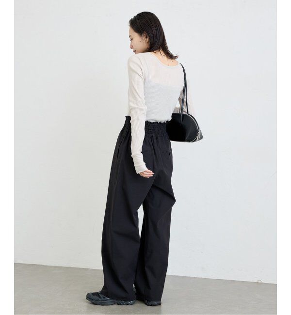 JOURNAL STANDARD「《追加2》【撥水/接触冷感/洗える/UVカット】リネンナイロンストレッチワイドパンツ」|その他|