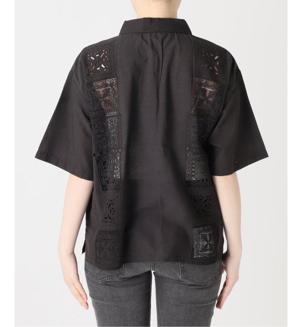 JOURNAL STANDARD relume「ハーフスリーブエンブロイダリーシャツ」|シャツ・ブラウス|
