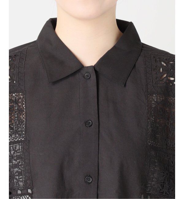 JOURNAL STANDARD relume「ハーフスリーブエンブロイダリーシャツ」|シャツ・ブラウス|