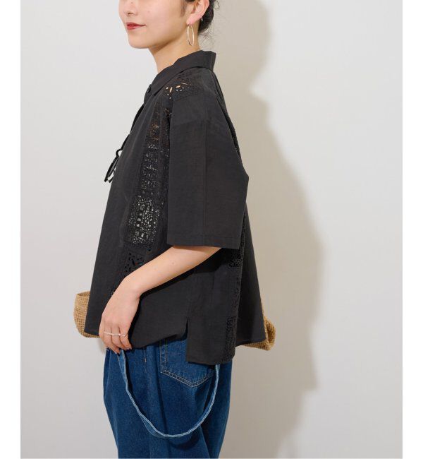 JOURNAL STANDARD relume「ハーフスリーブエンブロイダリーシャツ」|シャツ・ブラウス|