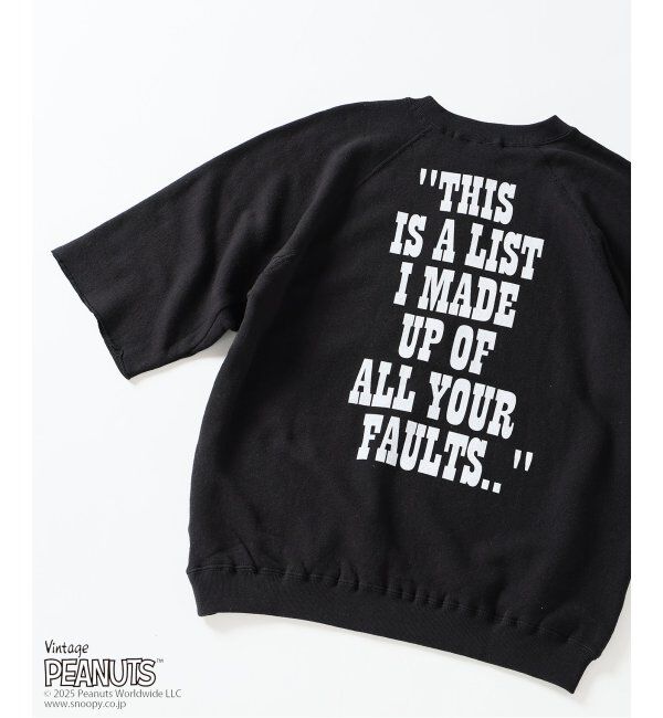 JOURNAL STANDARD relume「PEANUTS &times; SPORTS WEAR by relume 別注 ハーフスリーブスウェット 2」|Tシャツ・カットソー|