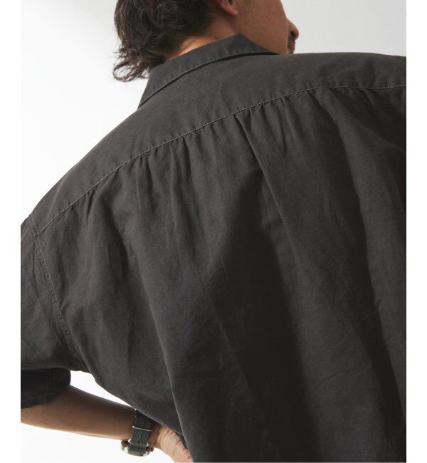 JOURNAL STANDARD relume「ヨーロピアンフラックス ガーメントダイ オープンカラーシャツ」|シャツ・ブラウス|