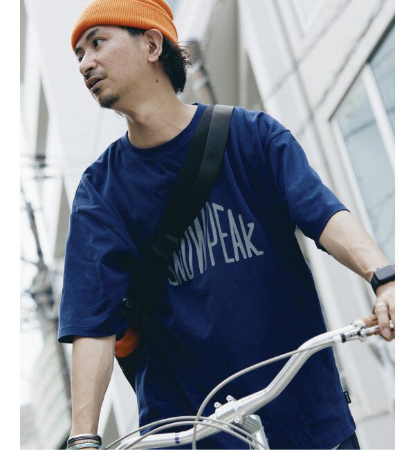 JOURNAL STANDARD relume「SNOWPEAK / スノーピーク 別注 &rdquo;トラペゾイド&rdquo; ロゴTシャツ」|Tシャツ・カットソー|