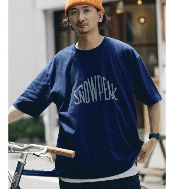 JOURNAL STANDARD relume「SNOWPEAK / スノーピーク 別注 &rdquo;トラペゾイド&rdquo; ロゴTシャツ」|Tシャツ・カットソー|