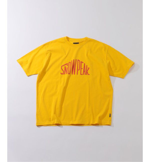JOURNAL STANDARD relume「SNOWPEAK / スノーピーク 別注 &rdquo;トラペゾイド&rdquo; ロゴTシャツ」|Tシャツ・カットソー|