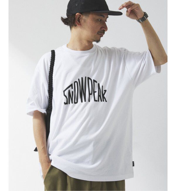 JOURNAL STANDARD relume「SNOWPEAK / スノーピーク 別注 &rdquo;トラペゾイド&rdquo; ロゴTシャツ」|Tシャツ・カットソー|