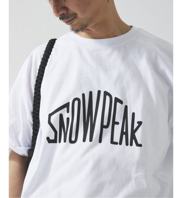 JOURNAL STANDARD relume「SNOWPEAK / スノーピーク 別注 &rdquo;トラペゾイド&rdquo; ロゴTシャツ」|Tシャツ・カットソー|