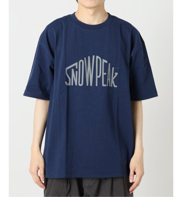 JOURNAL STANDARD relume「SNOWPEAK / スノーピーク 別注 &rdquo;トラペゾイド&rdquo; ロゴTシャツ」|Tシャツ・カットソー|