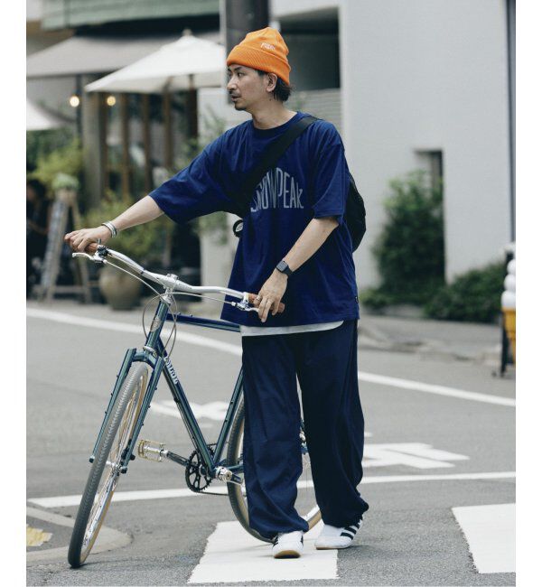 JOURNAL STANDARD relume「SNOWPEAK / スノーピーク 別注 &rdquo;トラペゾイド&rdquo; ロゴTシャツ」|Tシャツ・カットソー|