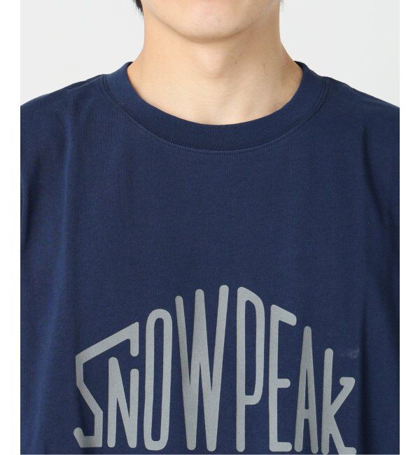 JOURNAL STANDARD relume「SNOWPEAK / スノーピーク 別注 &rdquo;トラペゾイド&rdquo; ロゴTシャツ」|Tシャツ・カットソー|