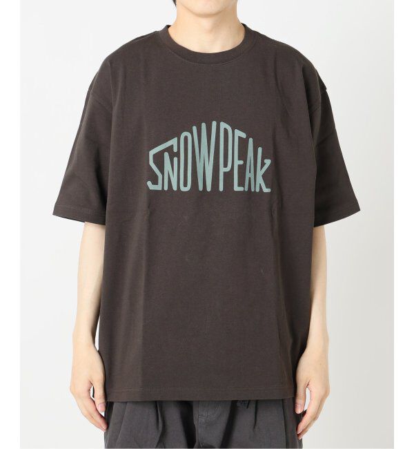 JOURNAL STANDARD relume「SNOWPEAK / スノーピーク 別注 &rdquo;トラペゾイド&rdquo; ロゴTシャツ」|Tシャツ・カットソー|