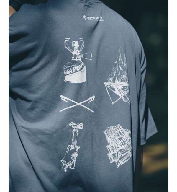 JOURNAL STANDARD relume「SNOW PEAK / スノーピーク 別注 &rdquo;GEAR&rdquo; プリントTシャツ」|Tシャツ・カットソー|