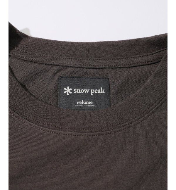 JOURNAL STANDARD relume「SNOW PEAK / スノーピーク 別注 &rdquo;GEAR&rdquo; プリントTシャツ」|Tシャツ・カットソー|