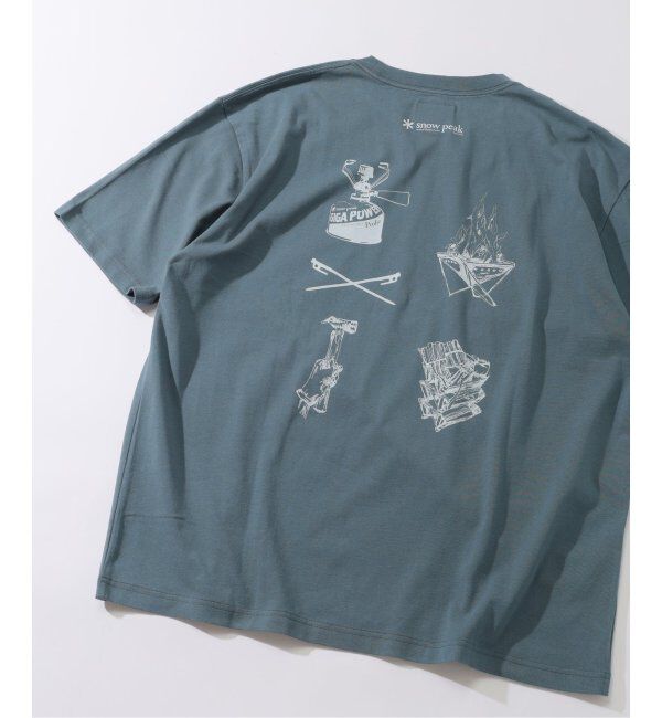 JOURNAL STANDARD relume「SNOW PEAK / スノーピーク 別注 &rdquo;GEAR&rdquo; プリントTシャツ」|Tシャツ・カットソー|