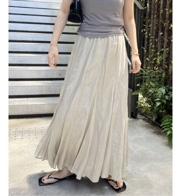 JOURNAL STANDARD「《WEB限定追加2》シアーレーヨンリネンスカート」|スカート|