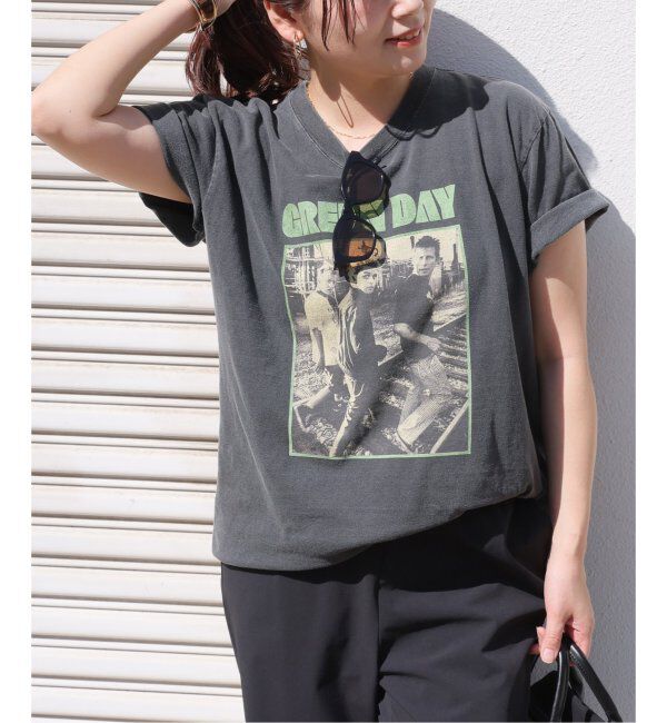 JOURNAL STANDARD「《追加2》GREEN DAY TEE」|Tシャツ・カットソー|ブラック A