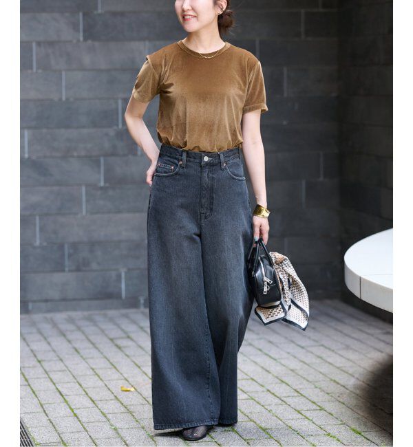 JOURNAL STANDARD relume「シアーベロアハーフスリーブTEE」|Tシャツ・カットソー|