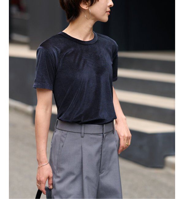 JOURNAL STANDARD relume「シアーベロアハーフスリーブTEE」|Tシャツ・カットソー|