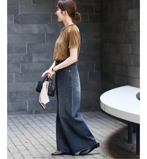 JOURNAL STANDARD relume「シアーベロアハーフスリーブTEE」|Tシャツ・カットソー|