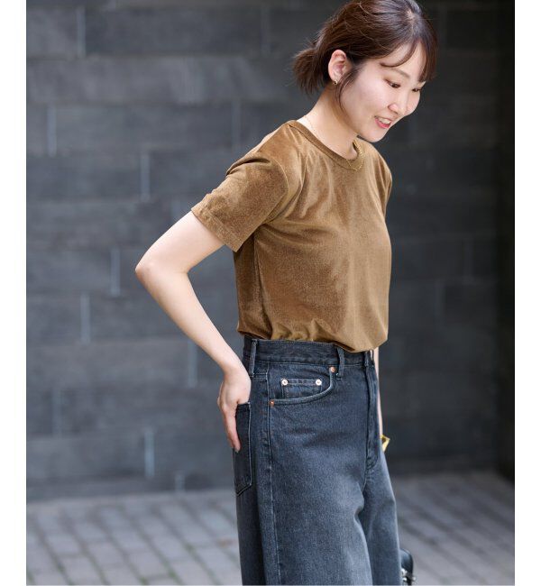 JOURNAL STANDARD relume「シアーベロアハーフスリーブTEE」|Tシャツ・カットソー|