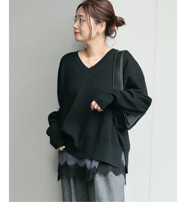 JOURNAL STANDARD「《WEB限定》ウォッシャブルTEXBRID Vプルオーバー」|ニット・セーター|