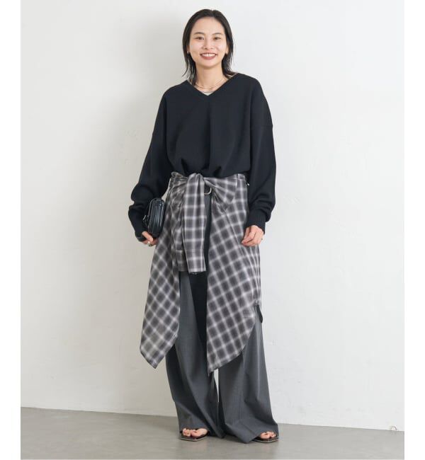 JOURNAL STANDARD「《WEB限定》ウォッシャブルTEXBRID Vプルオーバー」|ニット・セーター|