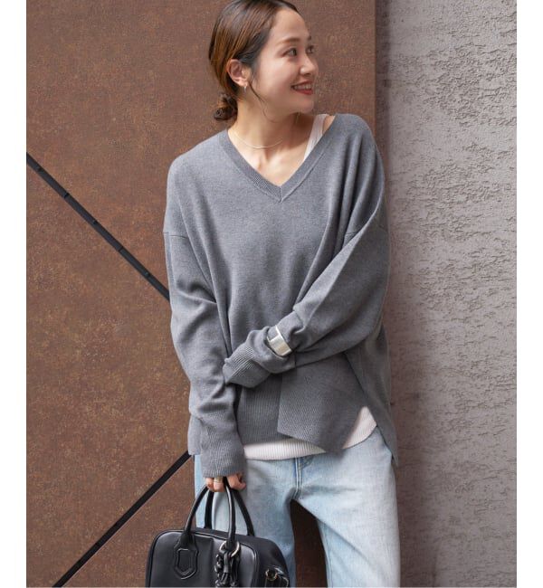 JOURNAL STANDARD「《WEB限定》ウォッシャブルTEXBRID Vプルオーバー」|ニット・セーター|