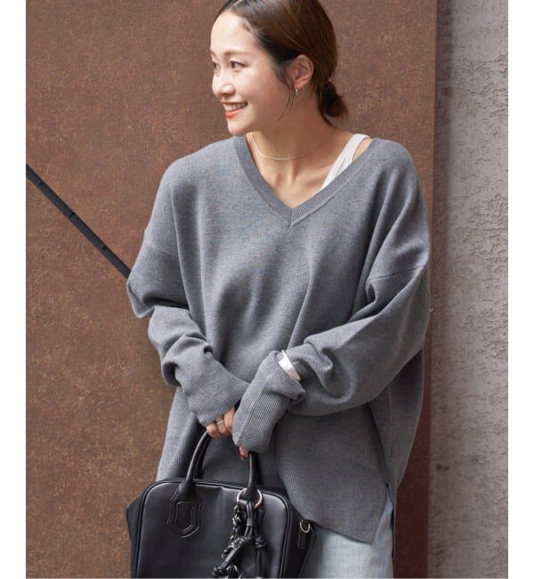 JOURNAL STANDARD「《WEB限定》ウォッシャブルTEXBRID Vプルオーバー」|ニット・セーター|