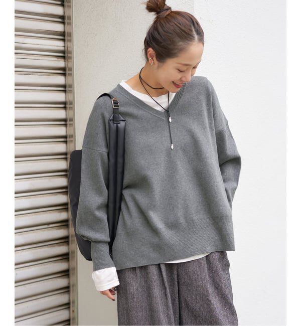 JOURNAL STANDARD「《WEB限定》ウォッシャブルTEXBRID Vプルオーバー」|ニット・セーター|