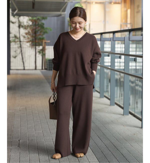 JOURNAL STANDARD「《WEB限定》ウォッシャブルTEXBRID Vプルオーバー」|ニット・セーター|