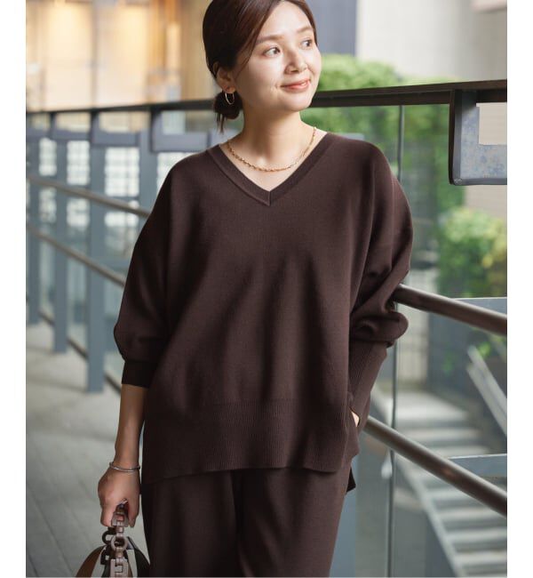 JOURNAL STANDARD「《WEB限定》ウォッシャブルTEXBRID Vプルオーバー」|ニット・セーター|