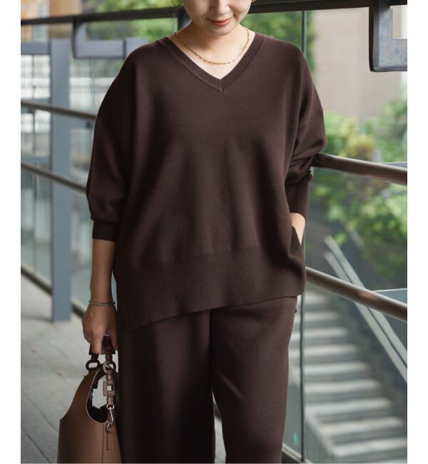 JOURNAL STANDARD「《WEB限定》ウォッシャブルTEXBRID Vプルオーバー」|ニット・セーター|