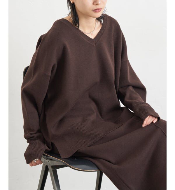 JOURNAL STANDARD「《WEB限定》ウォッシャブルTEXBRID Vプルオーバー」|ニット・セーター|