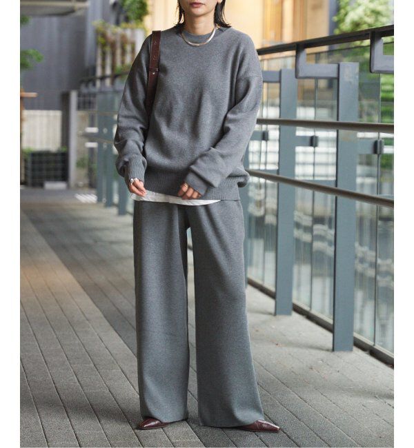 JOURNAL STANDARD「《WEB限定追加》ウォッシャブルTEXBRIDクループルオーバー」|ニット・セーター|