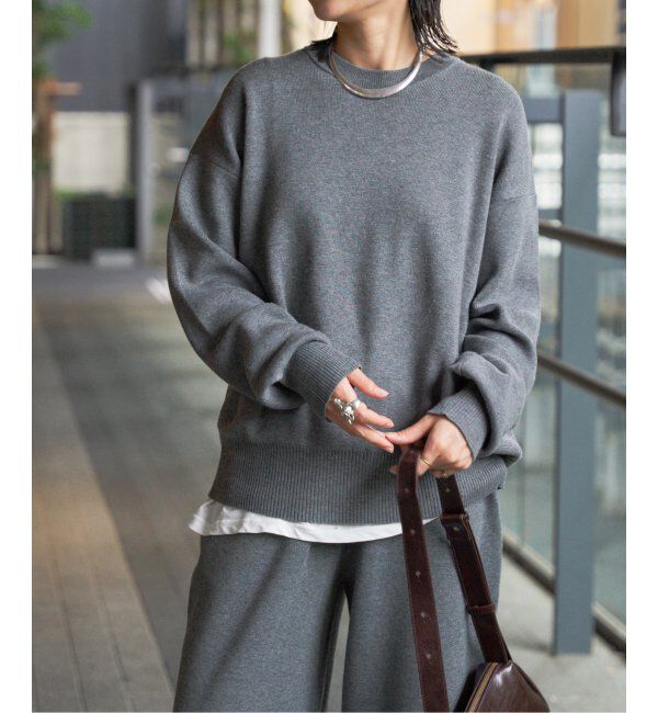 JOURNAL STANDARD「《WEB限定追加》ウォッシャブルTEXBRIDクループルオーバー」|ニット・セーター|