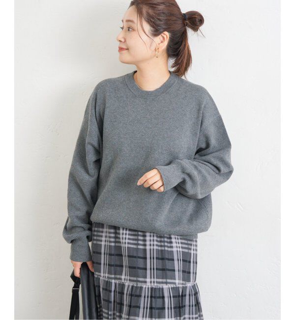 JOURNAL STANDARD「《WEB限定追加》ウォッシャブルTEXBRIDクループルオーバー」|ニット・セーター|